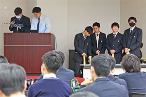 堺高校　機械材料創造科３年生　課題研究