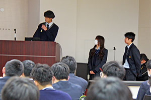 堺高校　機械材料創造科３年生　課題研究