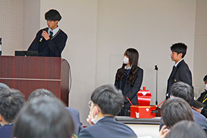 堺高校　機械材料創造科３年生　課題研究