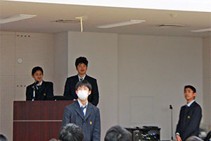 堺高校　機械材料創造科３年生　課題研究