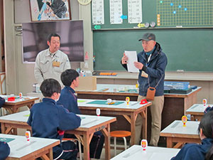 堺高校　出前授業