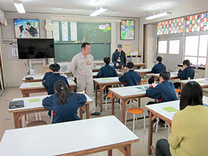堺高校　出前授業