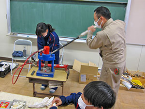 堺高校　出前授業