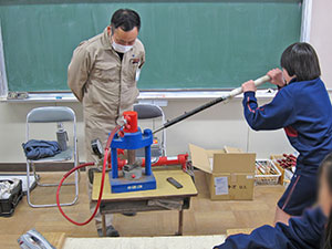 堺高校　出前授業