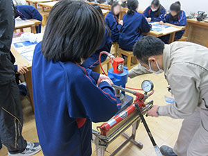 堺高校　出前授業