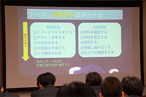 堺高校　建築インテリア創造科３年生　課題研究
