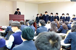 堺高校　建築インテリア創造科３年生　課題研究