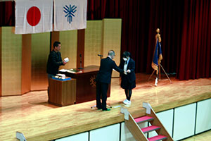 堺高校　卒業式前日・表彰式