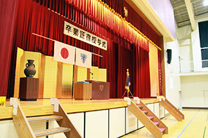 堺高校　卒業式前日・表彰式