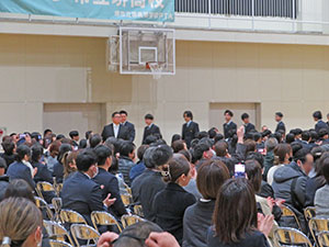 堺高校　卒業式