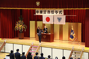 堺高校　卒業式