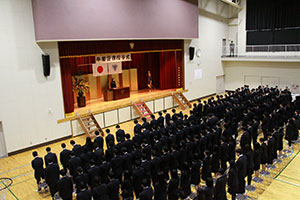 堺高校　卒業式