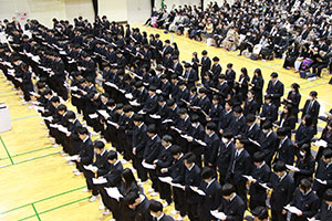 堺高校　卒業式