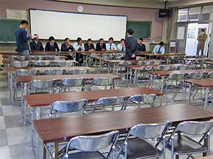 堺高校　合格発表