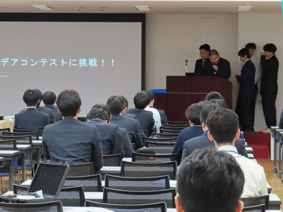 堺高校　機械材料創造科３年生　課題研究