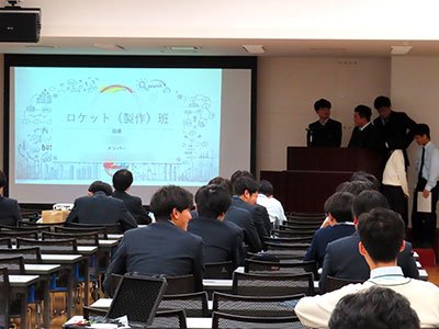 堺高校　機械材料創造科３年生　課題研究