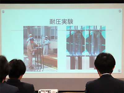 堺高校　機械材料創造科３年生　課題研究
