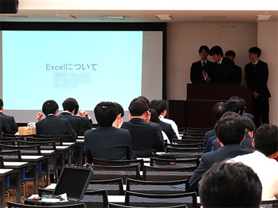 堺高校　機械材料創造科３年生　課題研究