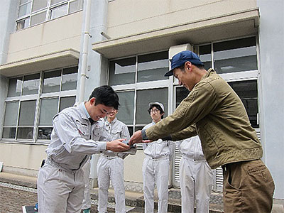 堺高校　機械材料創造科３年生　課題研究