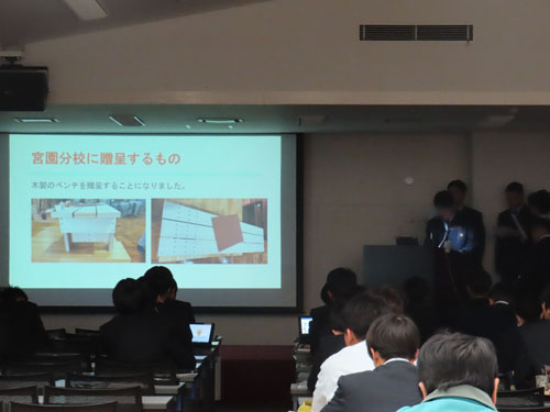 堺高校　機械材料創造科３年生　課題研究