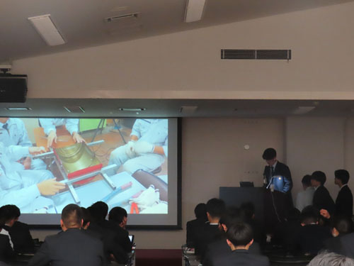 堺高校　機械材料創造科３年生　課題研究