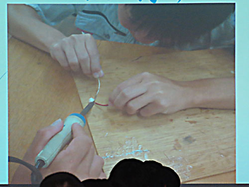 堺高校　機械材料創造科３年生　課題研究