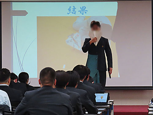 堺高校　機械材料創造科３年生　課題研究