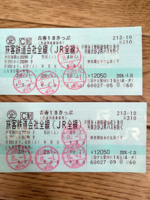 堺高校　鉄道研究同好会　青春18きっぷ　敦賀