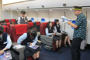 堺高校1年　ECC国際外語専門学校 グローバル体験