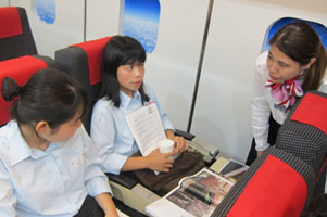 堺高校1年　ECC国際外語専門学校 グローバル体験