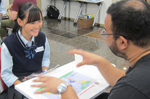 堺高校1年　ECC国際外語専門学校 グローバル体験