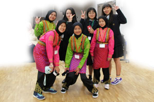 堺高校　国際交流　インドネシアICM校