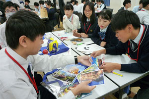 堺高校　国際交流　内思高級工業職業学校