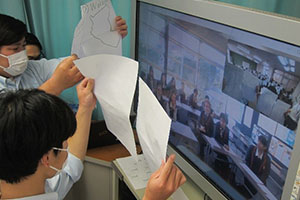 堺高校　国際交流　内思高級工業職業学校