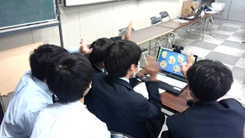 堺高校　オンライン国際交流